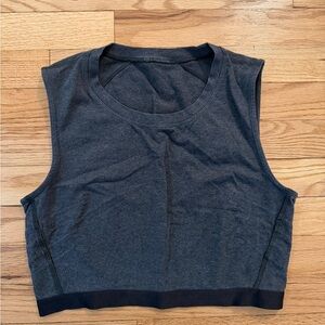 Lululemon Dark Gray Sleeveless Women's Crop Top